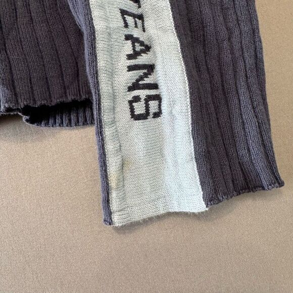 Calvin Klein Men’s Long Sleeve Knit Size Medium Vintage Striped Preppy 2000s - Picture 4 of 11